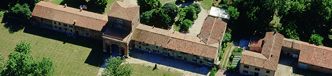 La Delizia del Belriguardo vista dall'alto, Comune di Voghiera e Provincia di Ferrara